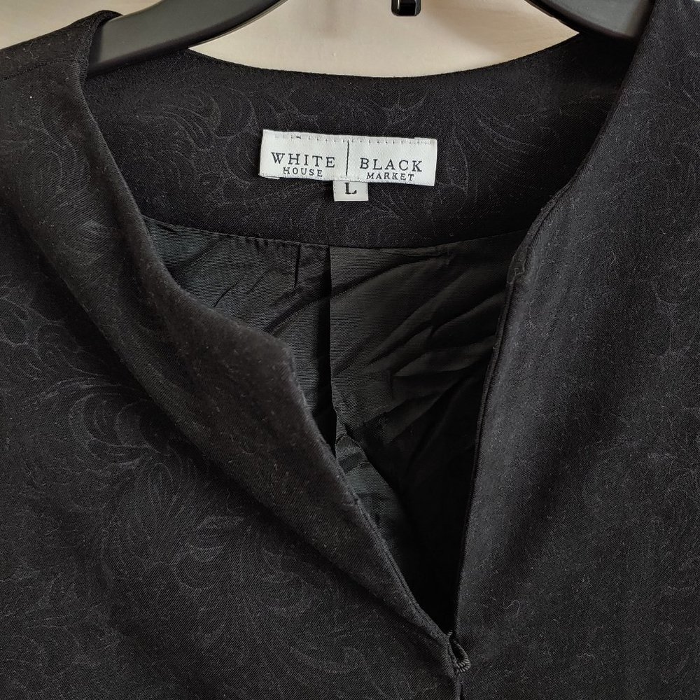 Vintage Classic WHBM 3 piece Black Suit, Size 10